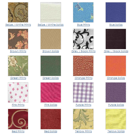 Cozy Curtains fabrics in 2000+ colors and designs