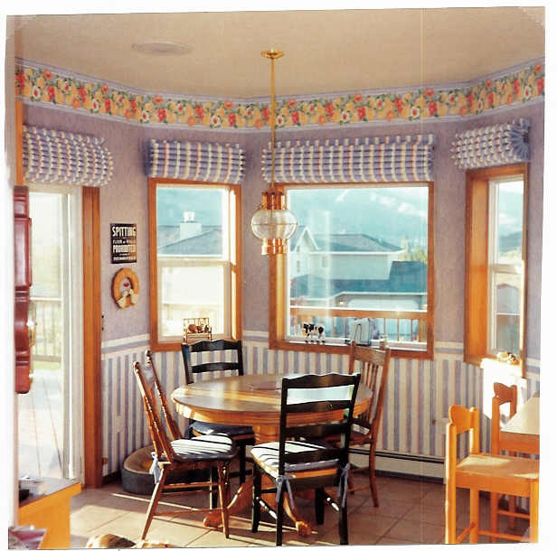 Insulated curtains by Cozy Curtains in a kitchen nook